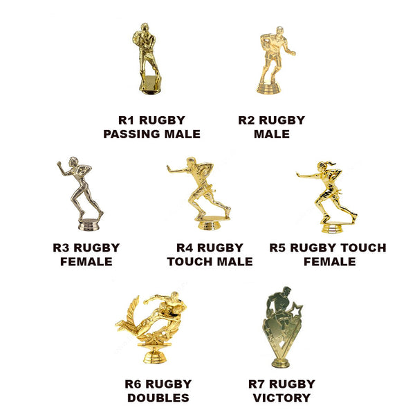 MYSTIC GOLD CUPS - R3 Female Rugby Figure – 2BOTS Awards Signs Apparel